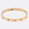 Cartier Coloured Stones LOVE Bangle Size 16