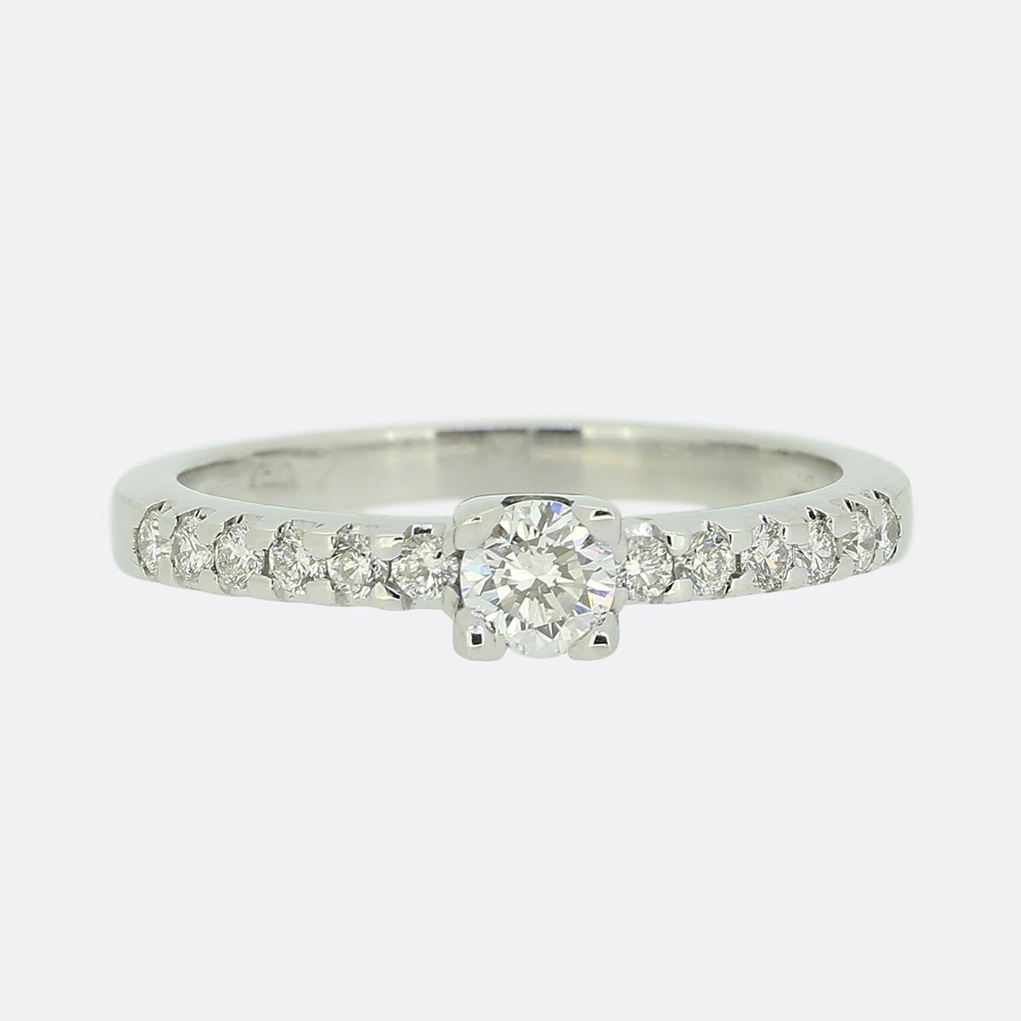 0.25 Carat Diamond Solitaire Engagement Ring