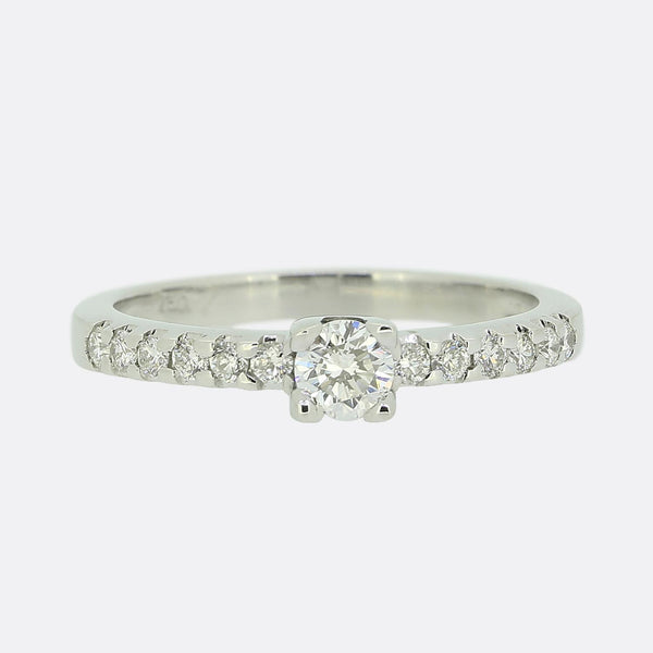 0.25 Carat Diamond Solitaire Engagement Ring