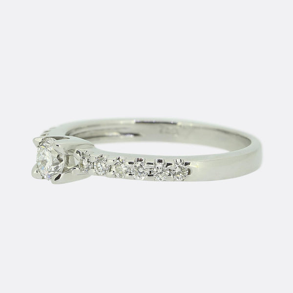 0.25 Carat Diamond Solitaire Engagement Ring