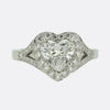 1.54 Carat Heart Shape Diamond Ring