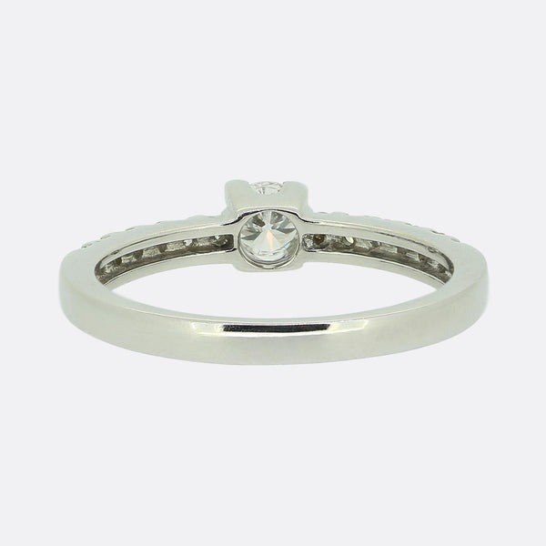 0.25 Carat Diamond Solitaire Engagement Ring