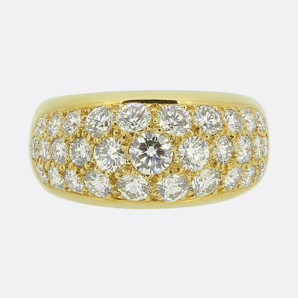 Bvlgari Pavé Diamond Set Ring