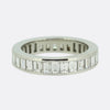 Tiffany & Co. Baguette Cut Diamond Eternity Ring Size K (50)