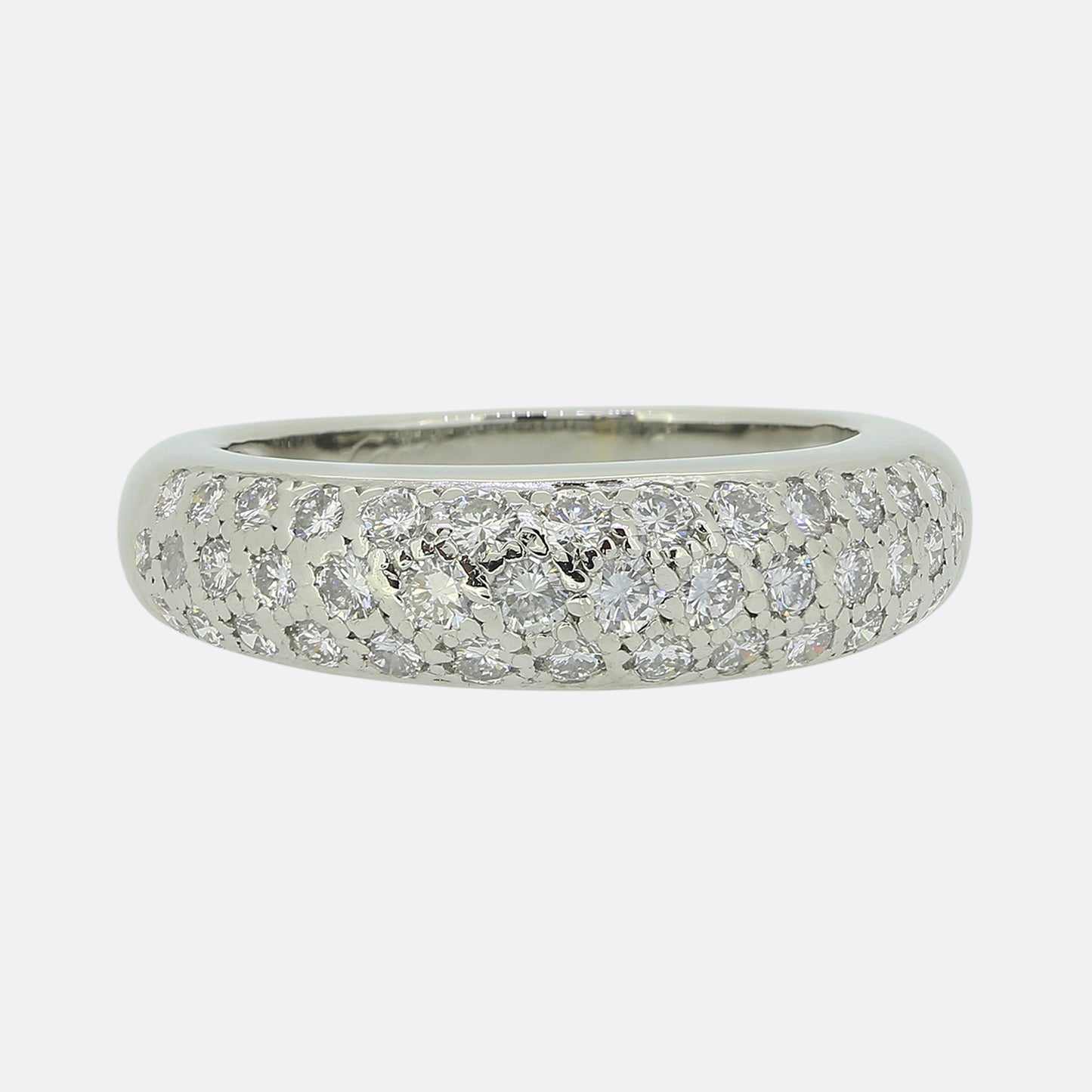 Cartier Pavé Diamond Set Ring