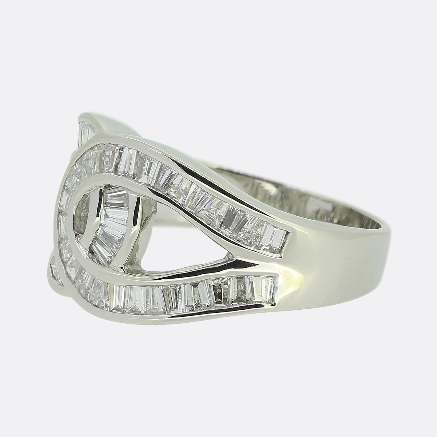 1.44 Carat Baguette Cut Diamond Ring