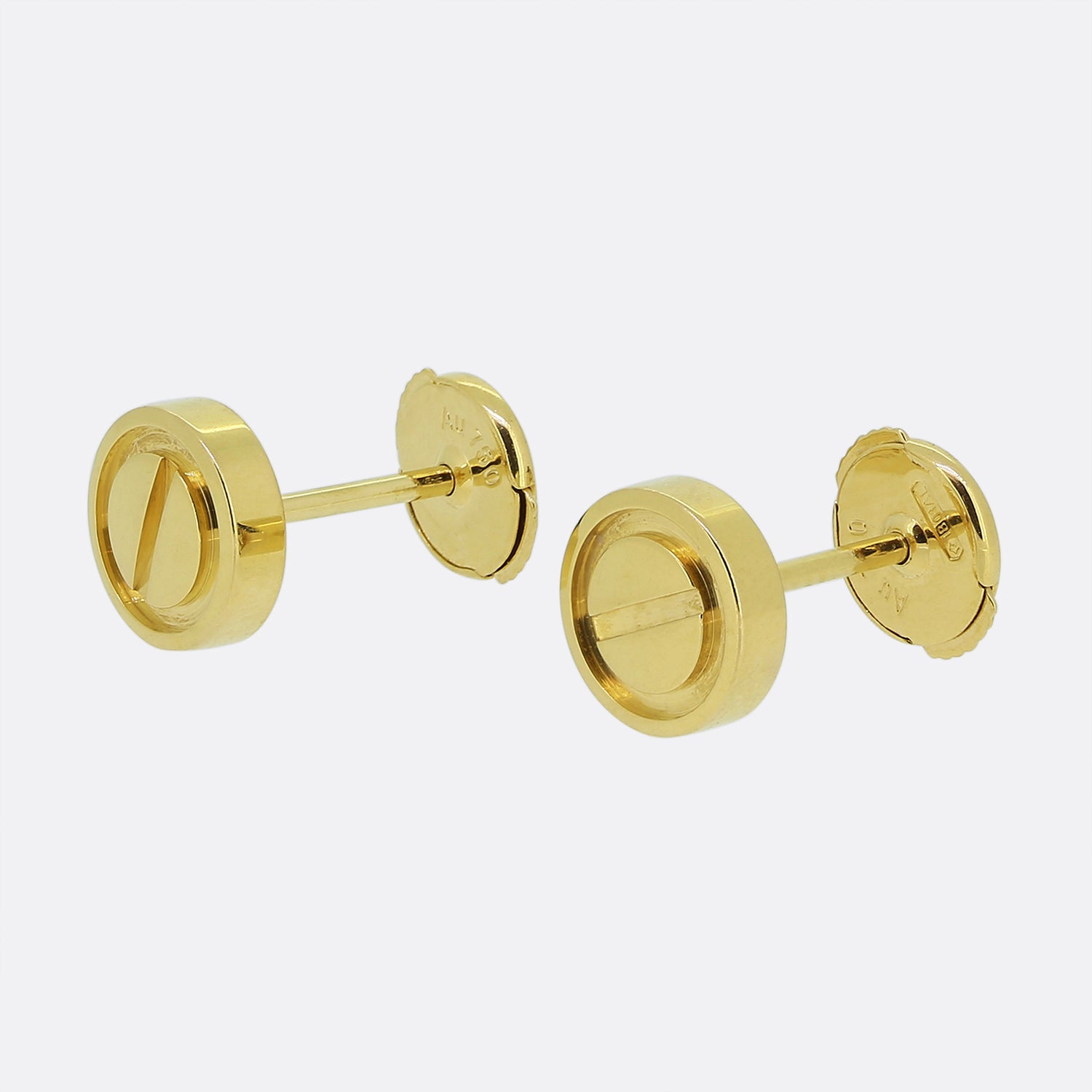 Cartier on sale gold earrings