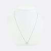 0.64 Carat Diamond Halo Pendant Necklace