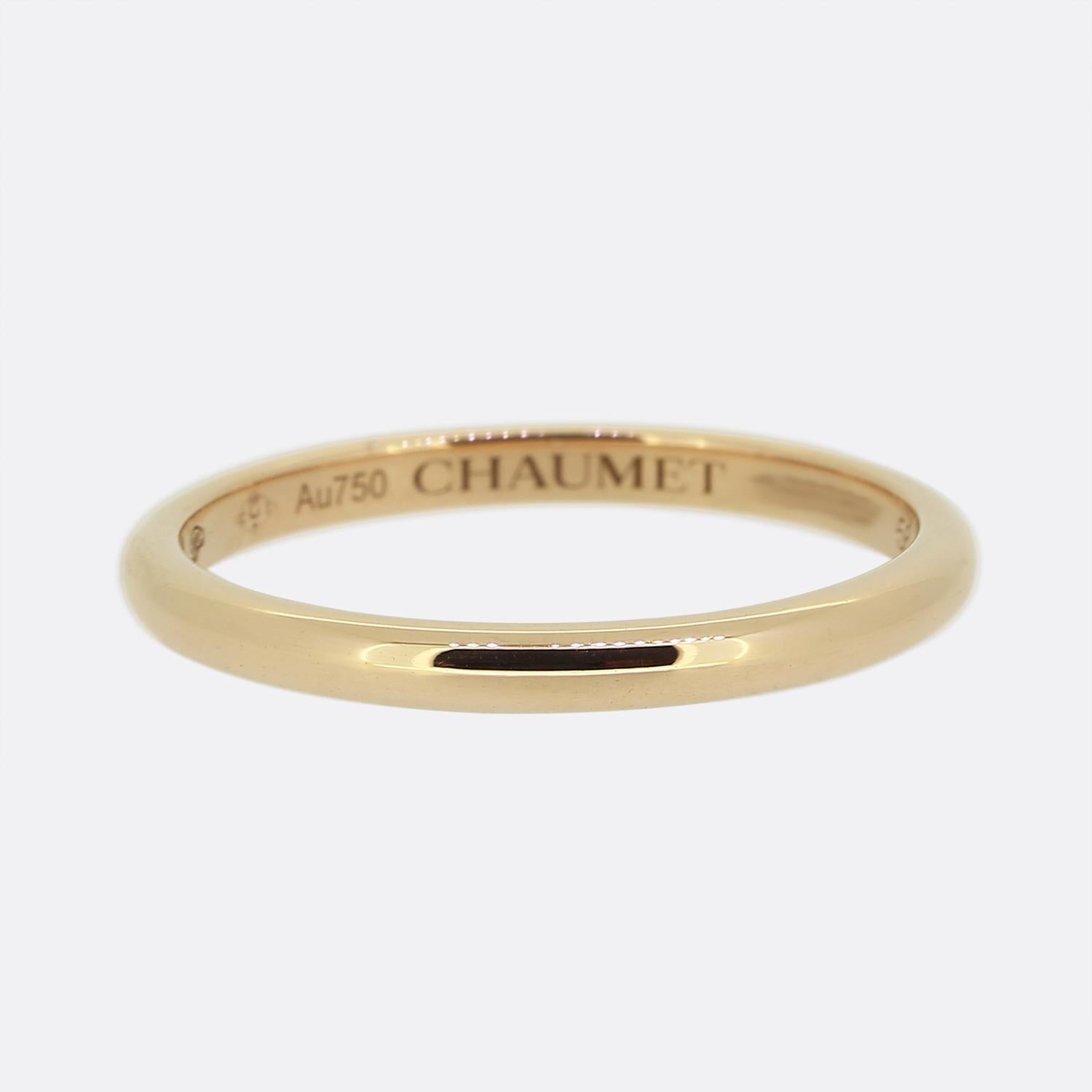 Chaumet Diamond Les Éternelles de Chaumet Classiques Wedding Band Ring ...