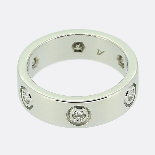 Cartier Six Diamond LOVE Ring Size K 1/2 (51)