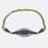 Art Deco Sapphire and Diamond Bracelet