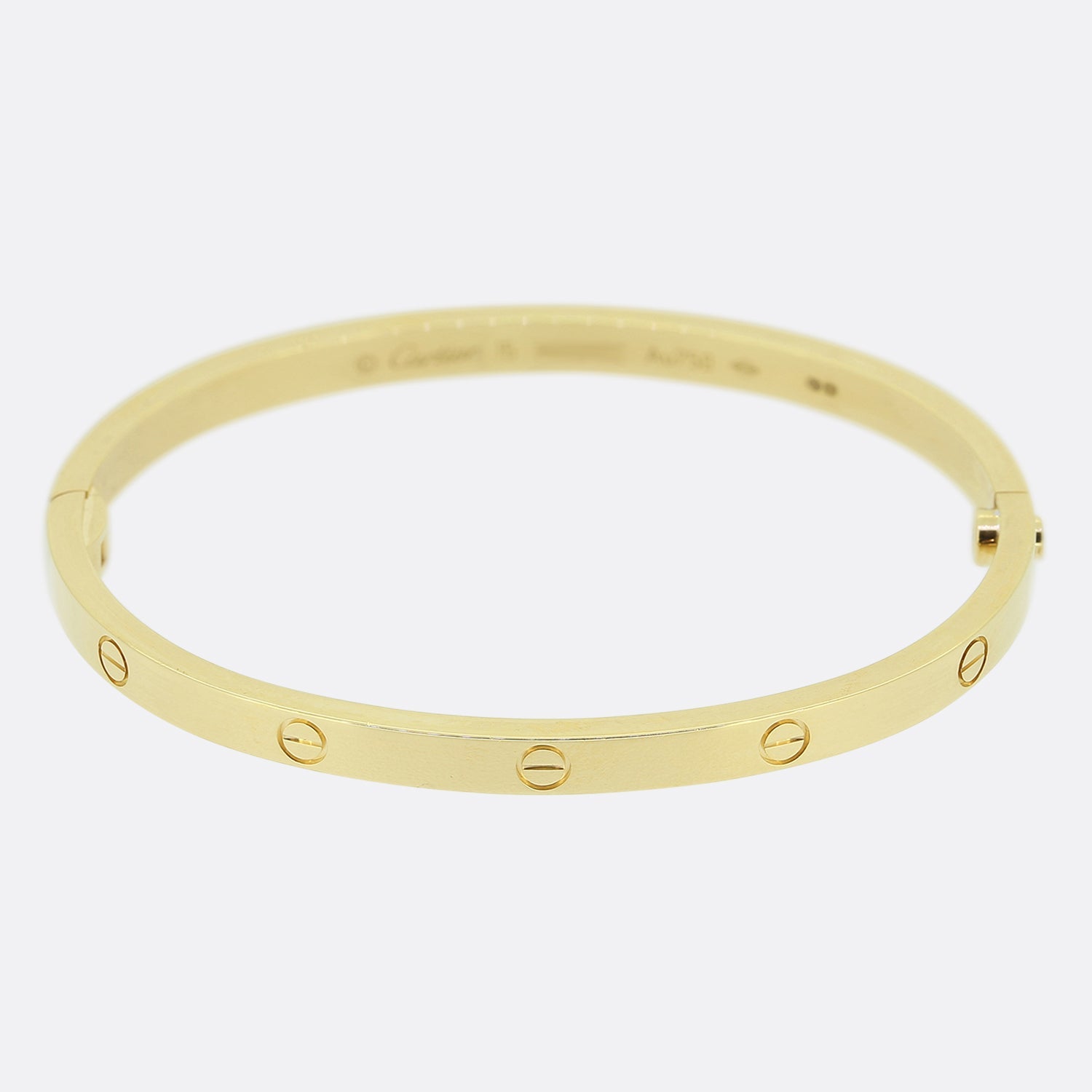 Cartier love sales bracelet width