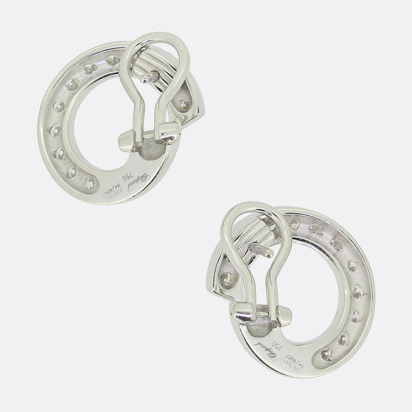 Chopard Diamond Hoop Earrings