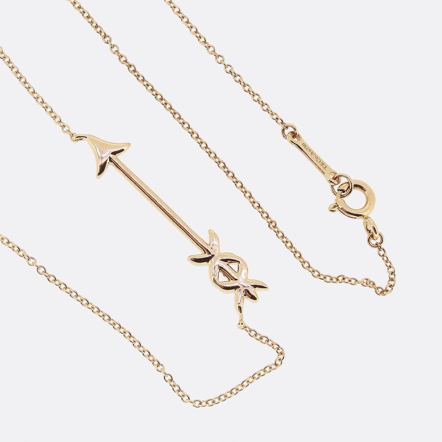 Tiffany & Co. Paloma's Graffiti Diamond Arrow Pendant Necklace