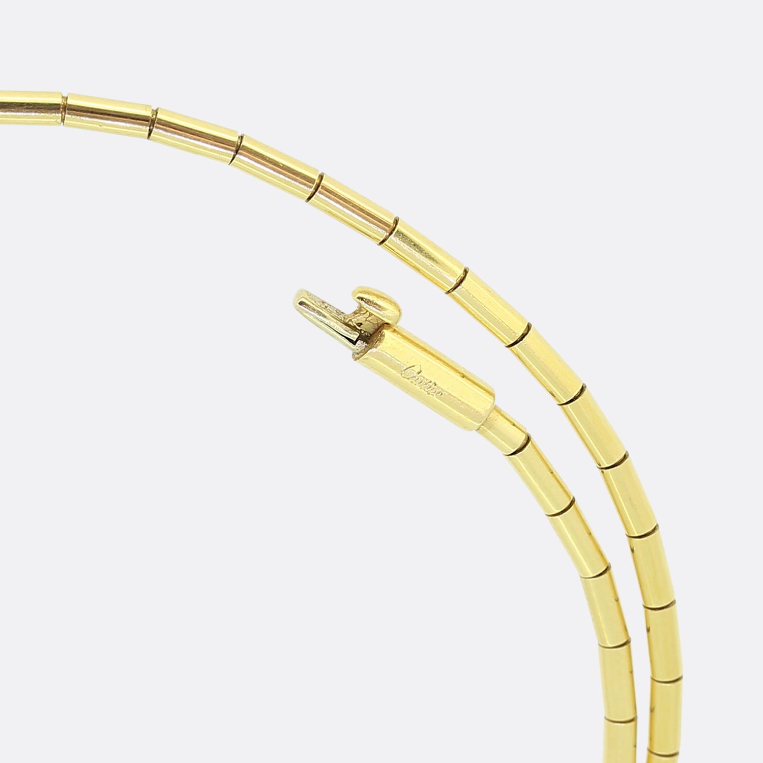 Cartier gold choker necklace hotsell