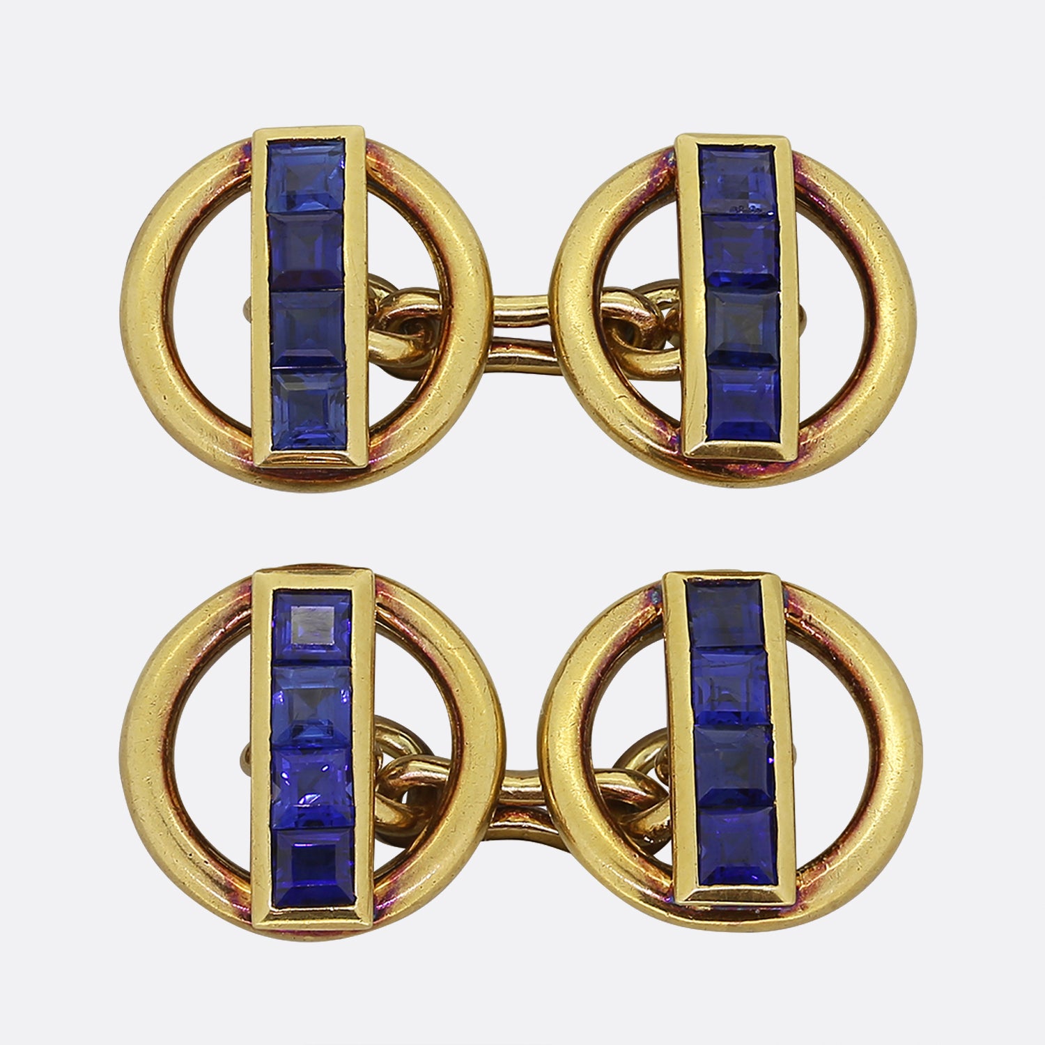 Cartier 2024 sapphire cufflinks