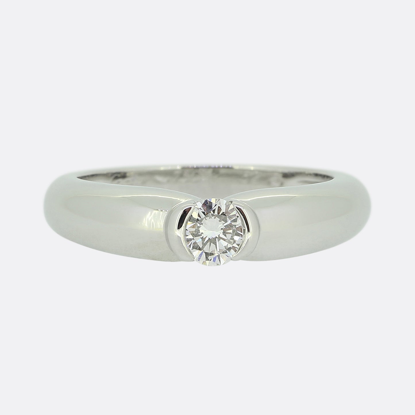 Cartier 0.30 Carat Diamond Solitaire Ring