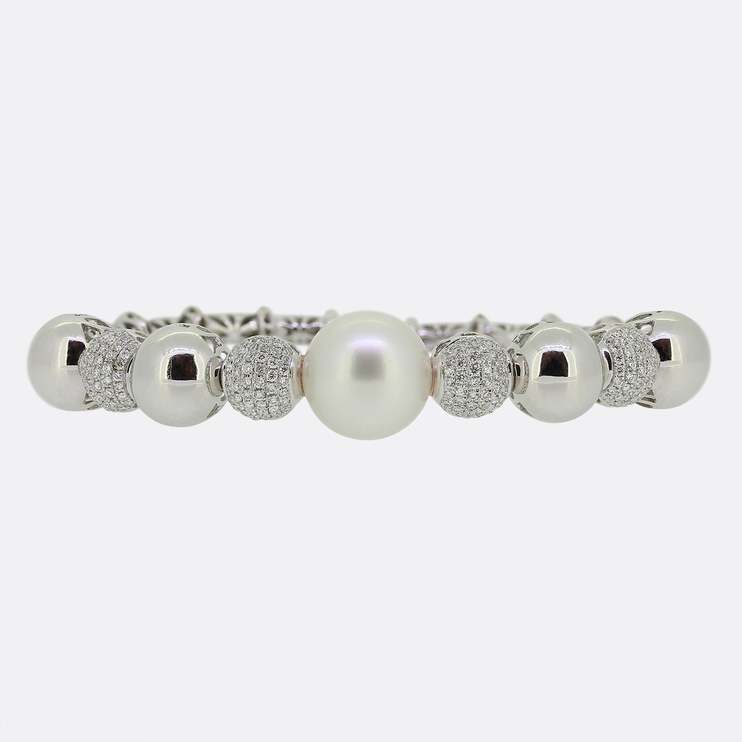 Yoko South Sea Pearl and Diamond Bracelet