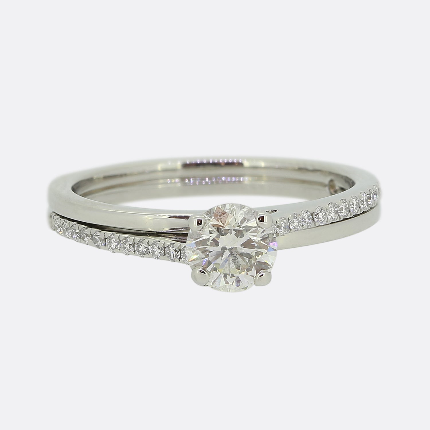 De beers infinity hot sale solitaire ring