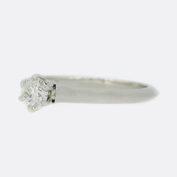Tiffany & Co. 0.28 Carat Diamond Engagement Ring