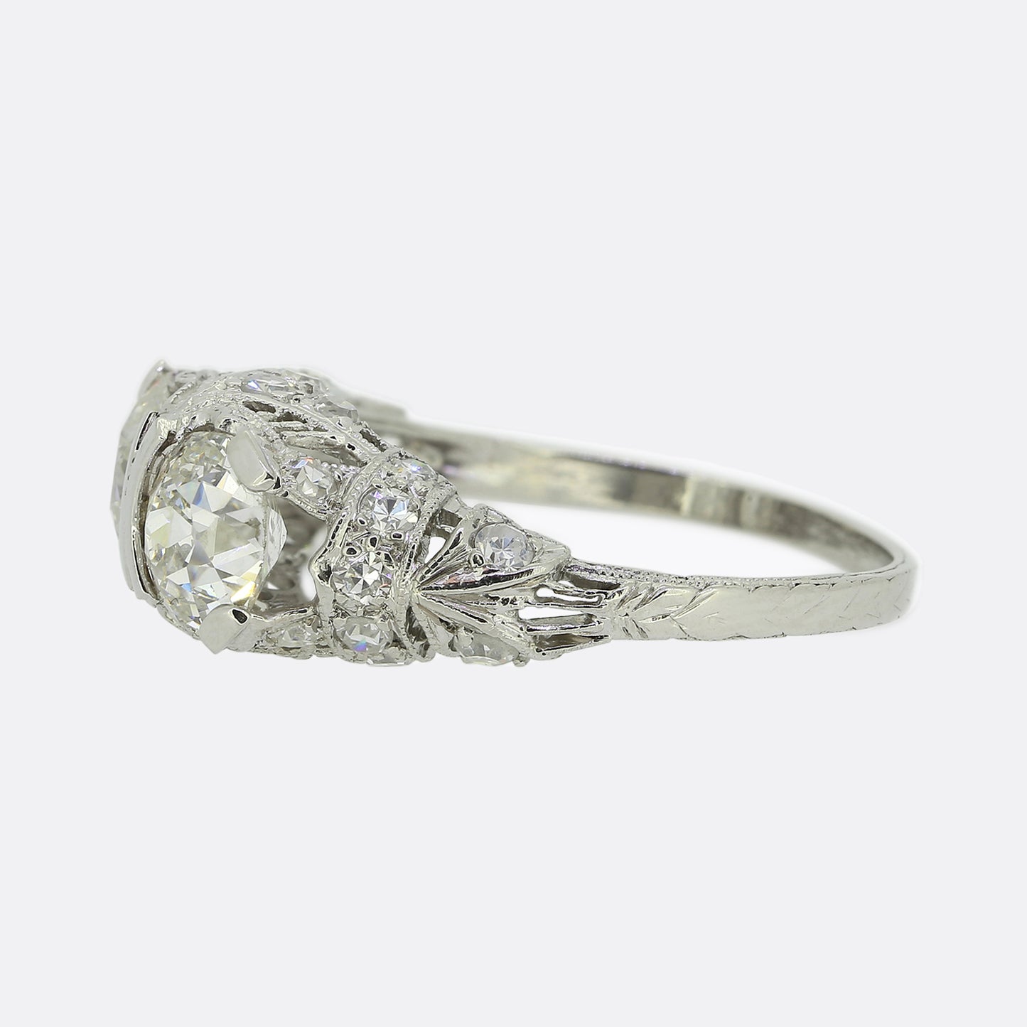 Tiffany & Co. Art Deco Two-Stone Diamond Ring