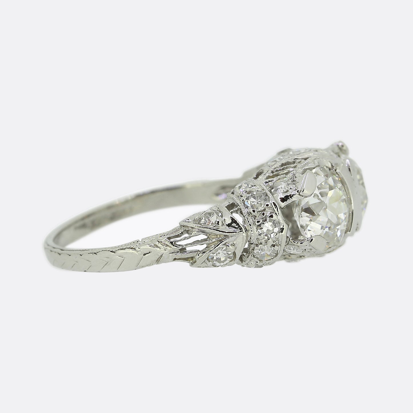 Tiffany & Co. Art Deco Two-Stone Diamond Ring