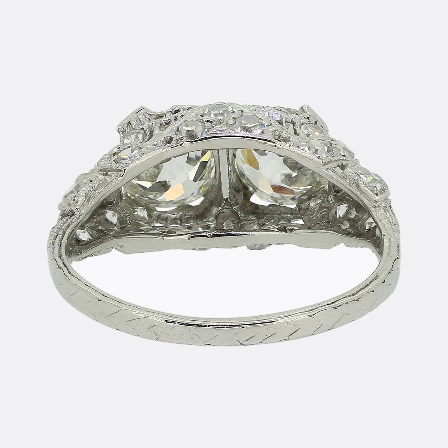 Tiffany & Co. Art Deco Two-Stone Diamond Ring