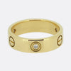 Cartier Three Diamond LOVE Ring Size Q (57)