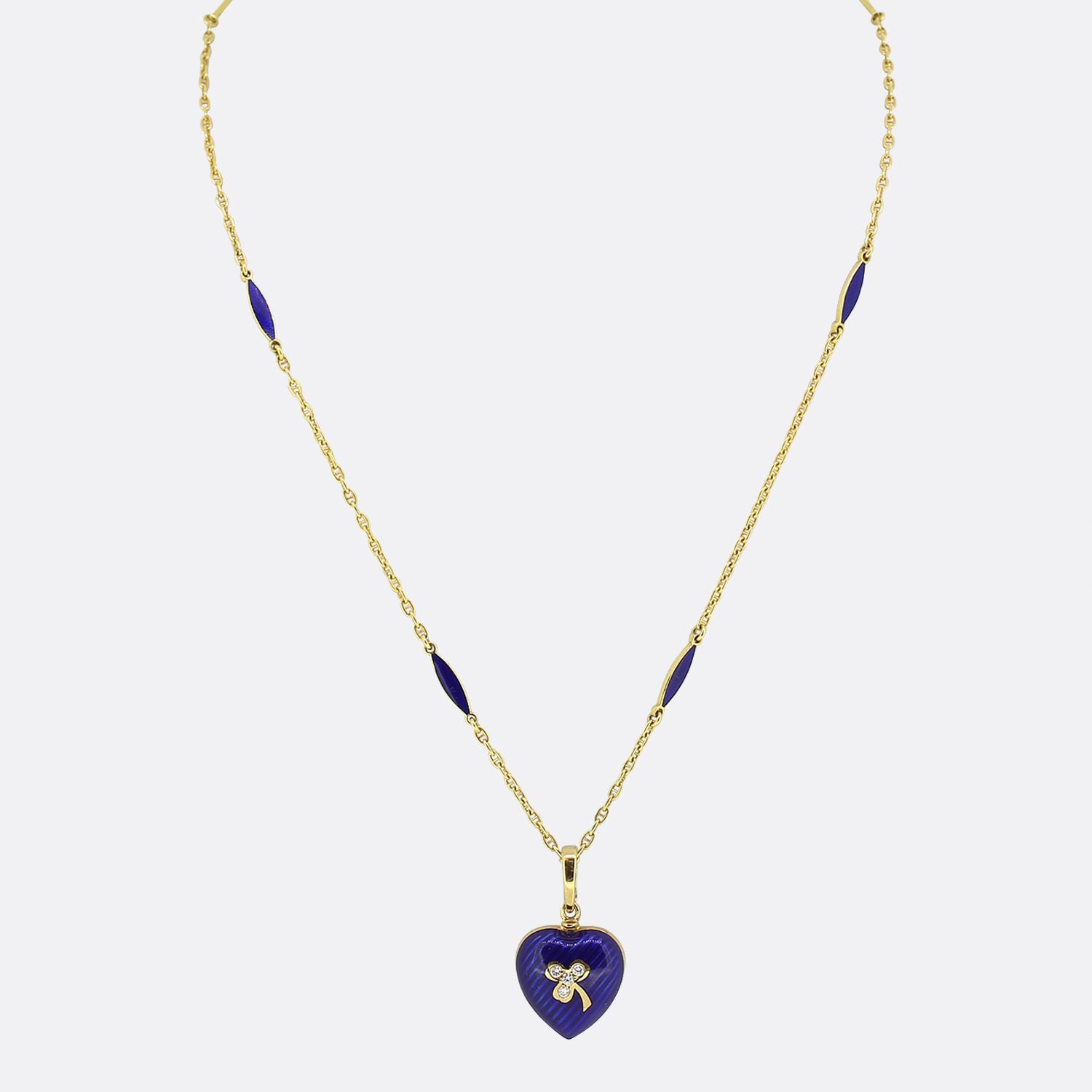 Faberge heart clearance pendant