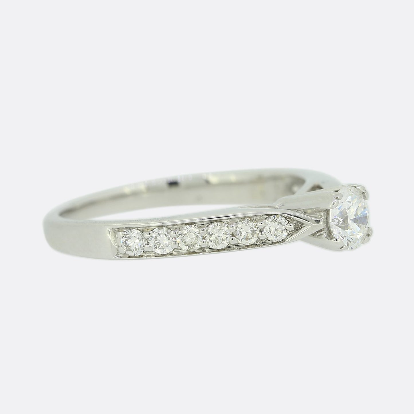 0.28 Carat Diamond Solitaire Engagement Ring