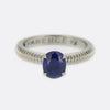 Faberge Colours Of Love Sapphire Fluted Solitaire Ring