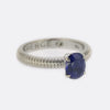 Faberge Colours Of Love Sapphire Fluted Solitaire Ring