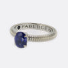 Faberge Colours Of Love Sapphire Fluted Solitaire Ring